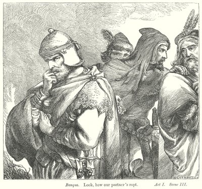 Macbeth (gravür) by Henry Courtney (after) Selous