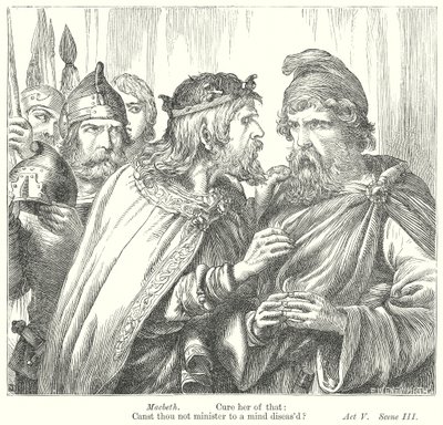 Macbeth (gravür) by Henry Courtney (after) Selous