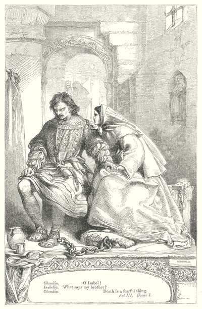 Measure for Measure (gravür) by Henry Courtney (after) Selous