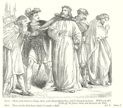 Measure for Measure (gravür) by Henry Courtney (after) Selous