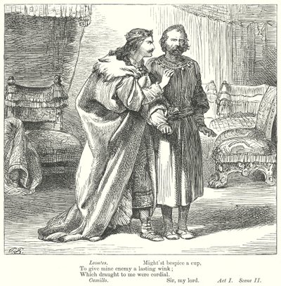 Kış Masalı (gravür) by Henry Courtney (after) Selous