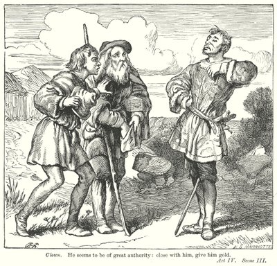 Kış Masalı (gravür) by Henry Courtney (after) Selous