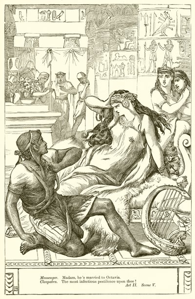 Antonius ve Kleopatra by Henry Courtney Selous