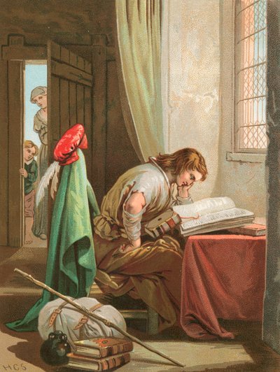 Hıristiyan ağlar ve dua eder by Henry Courtney Selous