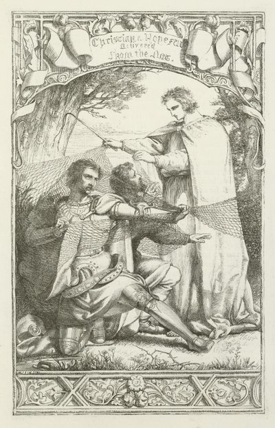 John Bunyan tarafından Pilgrim'in İlerlemesi için İllüstrasyon by Henry Courtney Selous