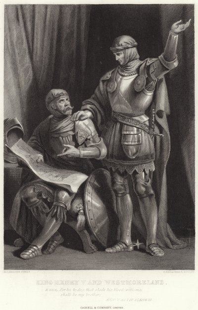 Kral Henry V ve Westmoreland, Hen V, Perde IV, Sahne III by Henry Courtney Selous