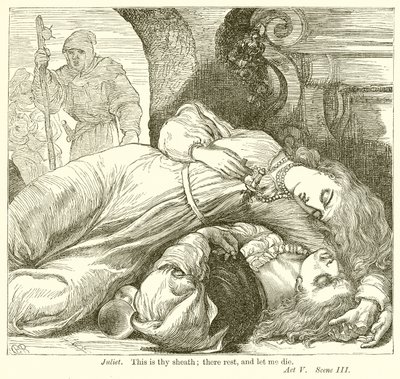Romeo ve Juliet by Henry Courtney Selous