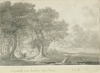 Burton-uponTrent - Stapenhill: sepya çizimi, nd [1788-1855] (çizim) by Henry Curzon Allport