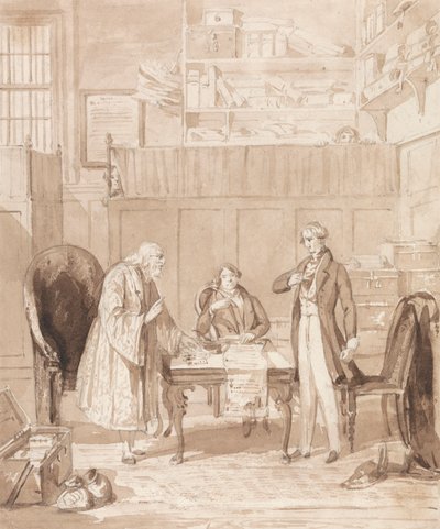 Bir Soylunun Hayatı: Altıncı Sahne - Tefeci by Henry Dawe