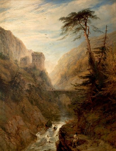 Bir Derbyshire Vadisi, 1849 by Henry Dawson