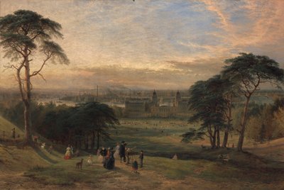 Greenwich Hill'den Londra [1869, Royal Academy of Arts, Londra, sergi kataloğu] by Henry Dawson