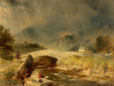 Ambleside yakınlarında Fırtınalı Hava, Cumbria, 1846 by Henry Dawson