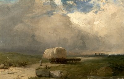 Taşıyıcının Vagonu, c.1845 by Henry Dawson