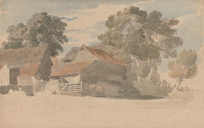 Ağaçlı Çiftlik Binaları by Henry Edridge