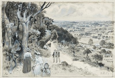 Alderley Edge, Bir Piknik by Henry Edward Tidmarsh