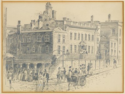 Dr. White's House, King Street (Ralston'ın bir baskısından) by Henry Edward Tidmarsh