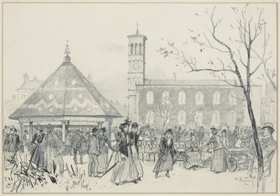 Ardwick Green'de Cumartesi Öğleden Sonra by Henry Edward Tidmarsh