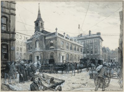 St. James, Manchester (kağıt üzerine suluboya) by Henry Edward Tidmarsh