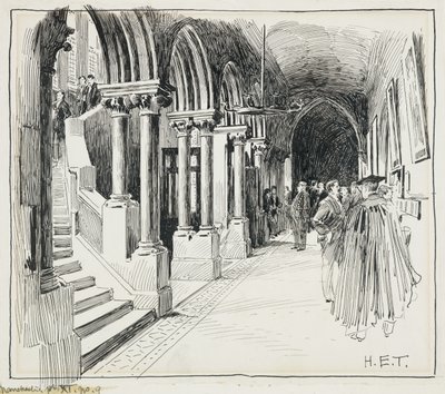 Giriş Koridoru, Owen's College by Henry Edward Tidmarsh