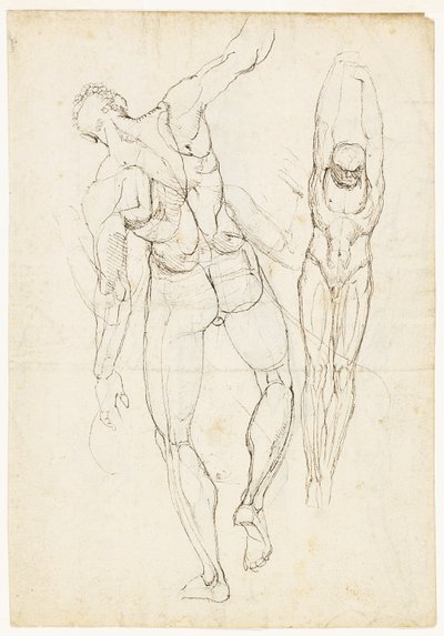 Figür Çalışmaları (rekto ve verso) by Johann Heinrich Füssli
