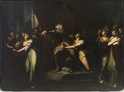Lear Sürgün Cordelia, c.1784-90 by Johann Heinrich Füssli