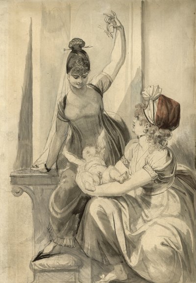 Ülkedeki Anne ve Ailesi, 1806-1807 by Johann Heinrich Füssli