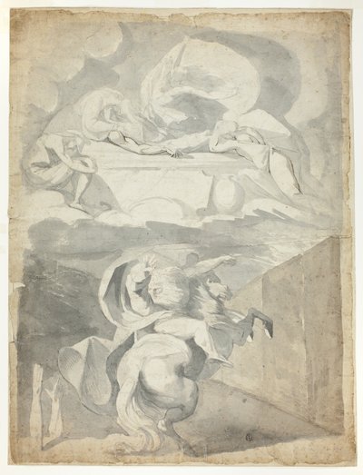 Yeraltı Dünyasında Odin by Johann Heinrich Füssli