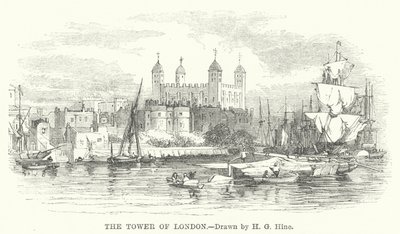 Londra Kulesi (gravür) by Henry George (after) Hine