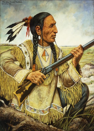 (Na-Pay-Shure) Kızıl El, 1862 by Henry H. Cross