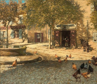 Provence Demirhanesi by Henry Herbert La Thangue