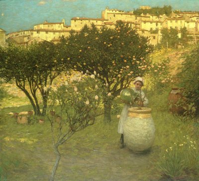Aralık ayında Provence by Henry Herbert La Thangue