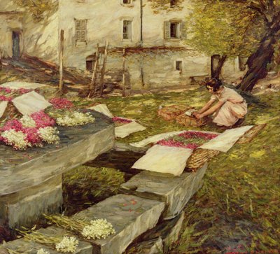 Stok Toplama by Henry Herbert La Thangue