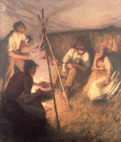 Hasatçının Akşam Yemeği, 1898 by Henry Herbert La Thangue