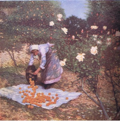 Provencal kış, Bibbys Yıllık, 1916-1917 by Henry Herbert after La Thangue