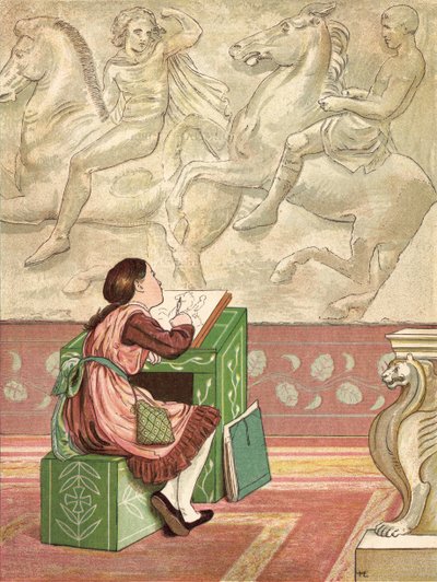 Klasik İnsanlar (renkli taş) by Henry Hetherington Emmerson