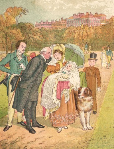 Prenses ve Piskopos (renkli taş) by Henry Hetherington Emmerson