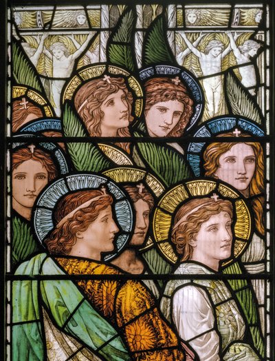 Bakewell, All Saints, Tatil Atölyesi, Henry Holiday, Tanrı