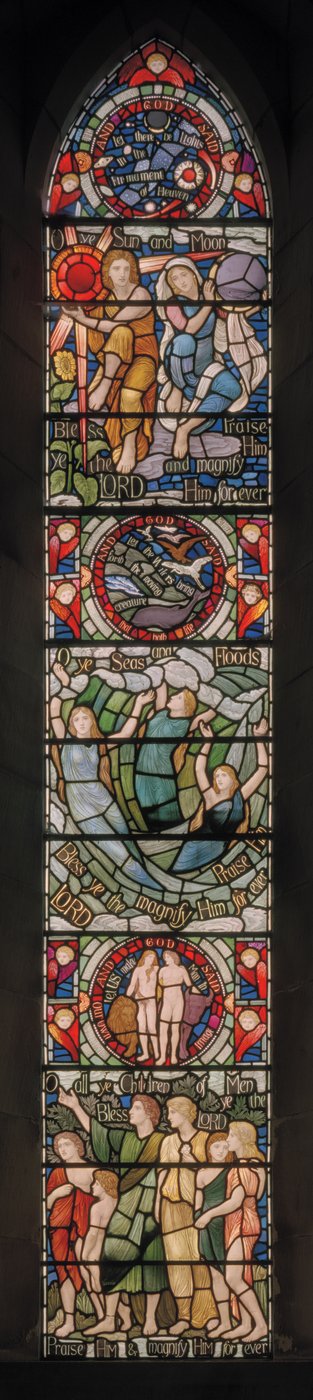 Benedicite Pencere, c.1895 (vitray) by Henry Holiday
