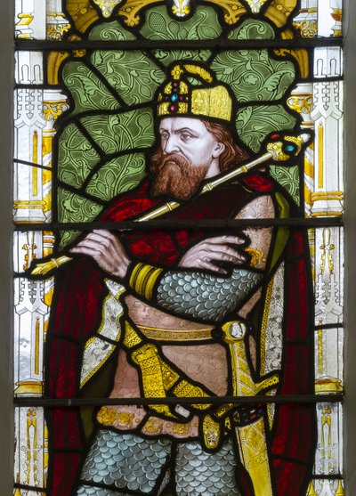 Cambridge, College Trinity, Heaton Butler & Bayne, Henry Holiday, Hieronymus, 1870, yakuwe muri Carl Almquist by Henry Holiday
