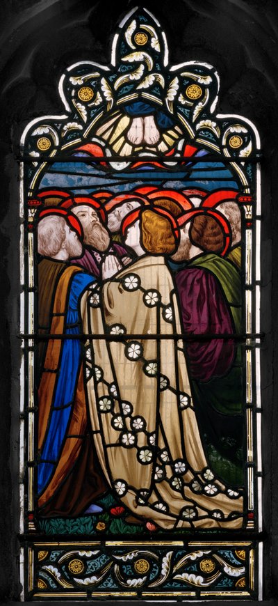 Yükseliş, 1866 (vitray) by Henry Holiday