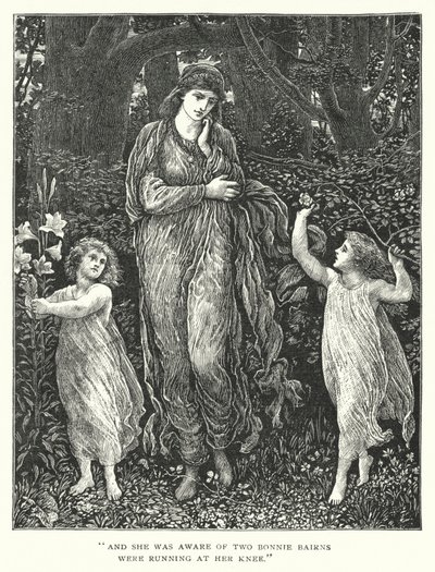 Bonnie Bairns (gravür) by Henry Holiday