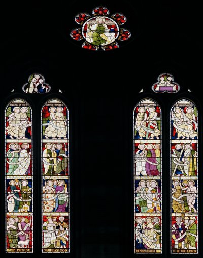 Pencere, c.1872 (vitray) by Henry Holiday