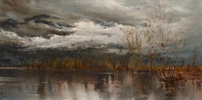 Yağmur Sonrası, Locarno (tuval üzerine yağlıboya) by Henry Howard