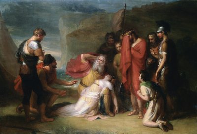 Lear ve Cordelia, c.1820 by Henry Howard