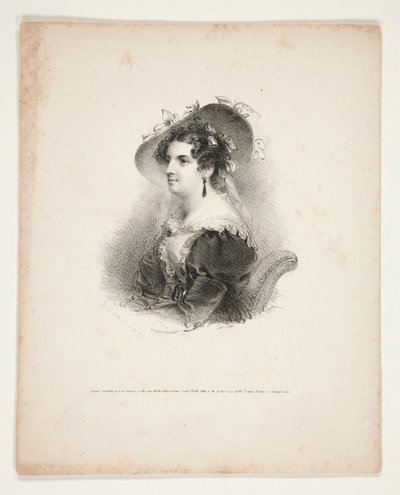 Genç bir kadının yarım boy portresi by Henry Inman