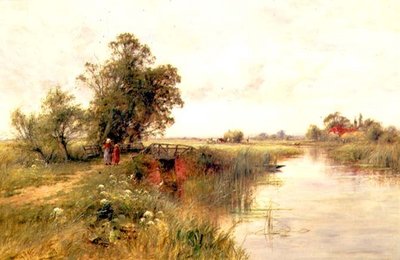 Wallingford yakınlarındaki Thames üzerinde by Henry John Kinnaird