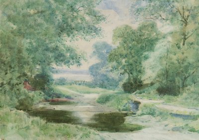A Ford, c.1910 (kağıt üzerine sulu boya) by Henry John Sylvester Stannard
