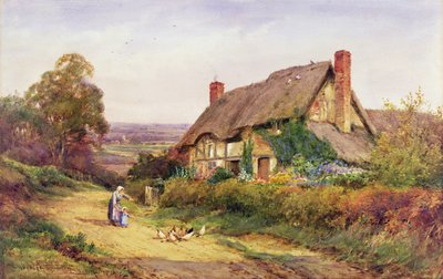 İlk Karşılaşma (suluboya) by Henry John Sylvester Stannard
