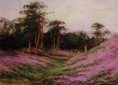 Romans Camp, Sheringham, Norfolk yakınlarında (kağıt üzerine suluboya) by Henry John Sylvester Stannard