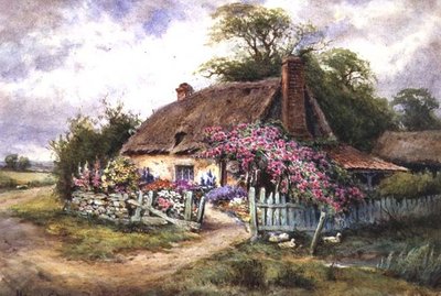 Ördekler ile Güzel Kulübe by Henry John Sylvester Stannard